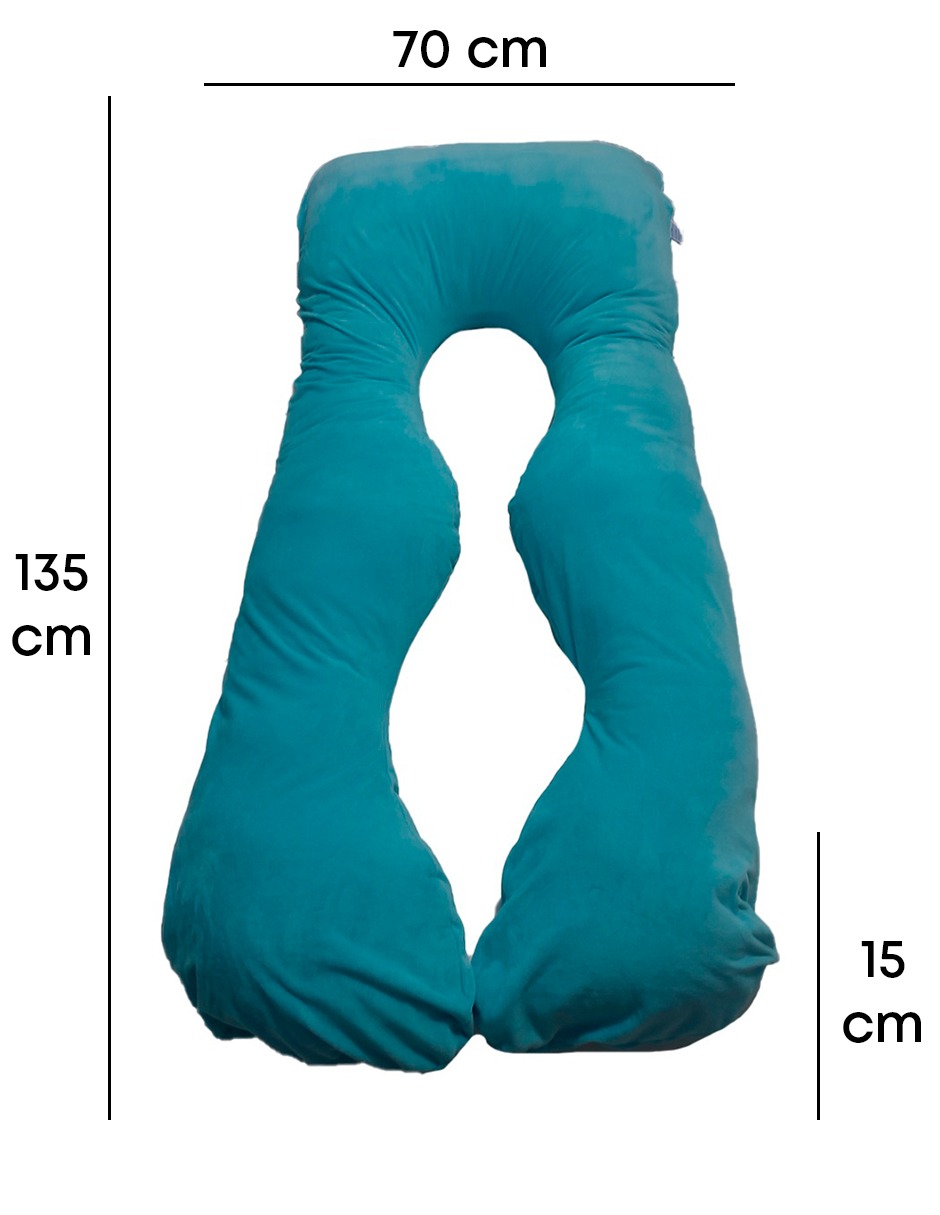 Foto 3 | Almohada Lunics Para Embarazo Y Lactancia Con Funda color Azul