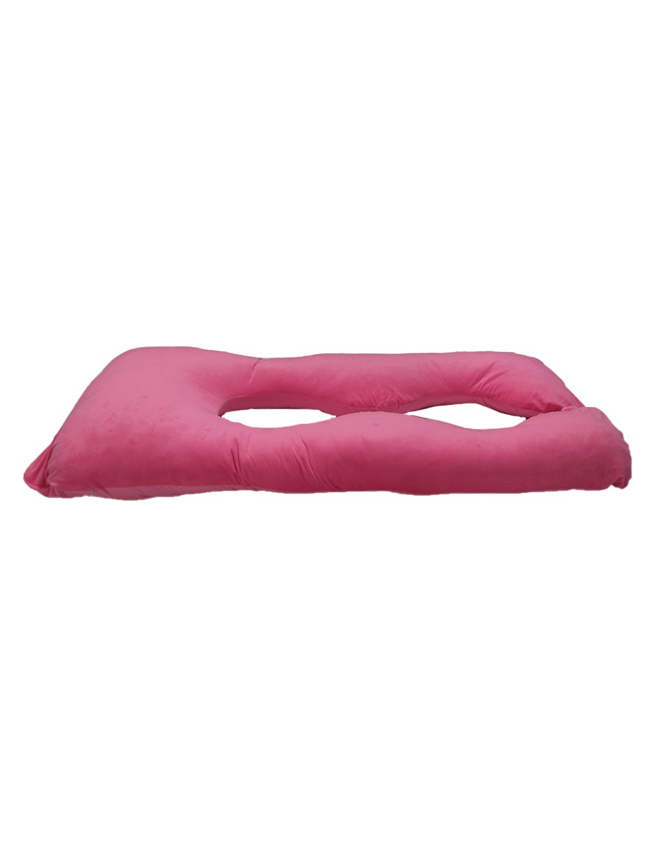 Foto 3 pulgar | Almohada Lunics Para Embarazo Y Lactancia Con Funda color Rosa