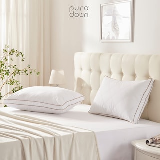 Foto 6 | Almohada Puredown Con Plumas De Ganso Y Plumón, 95% Plumas Y 5% Plumón - Venta Internacional.