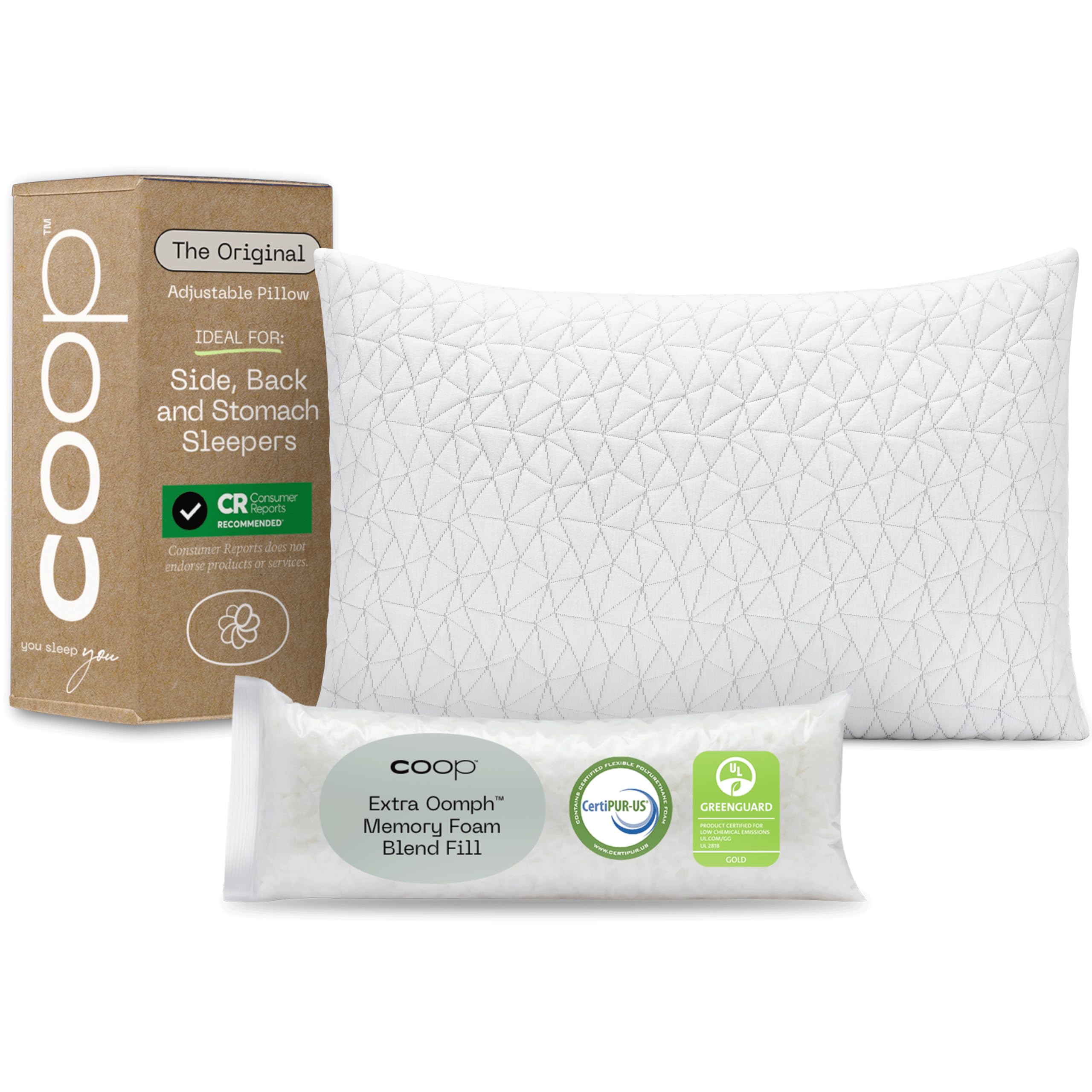 Foto 2 pulgar | Pillow Coop Home Goods Original, Ajustable, Tamaño King - Venta Internacional.