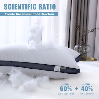 Foto 3 | Pillows Meoflaw Luxury Hotel Queen Size, Juego De 2 Unidades Para Dormir - Venta Internacional.