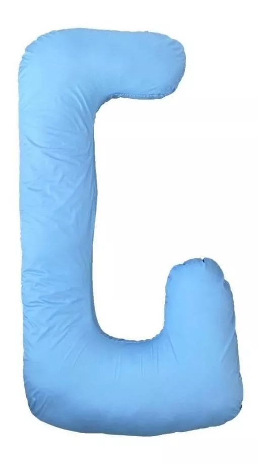 Foto 2 pulgar | Almohada de Embarazo y Lactancia Cesia Azul Forma de 'G'