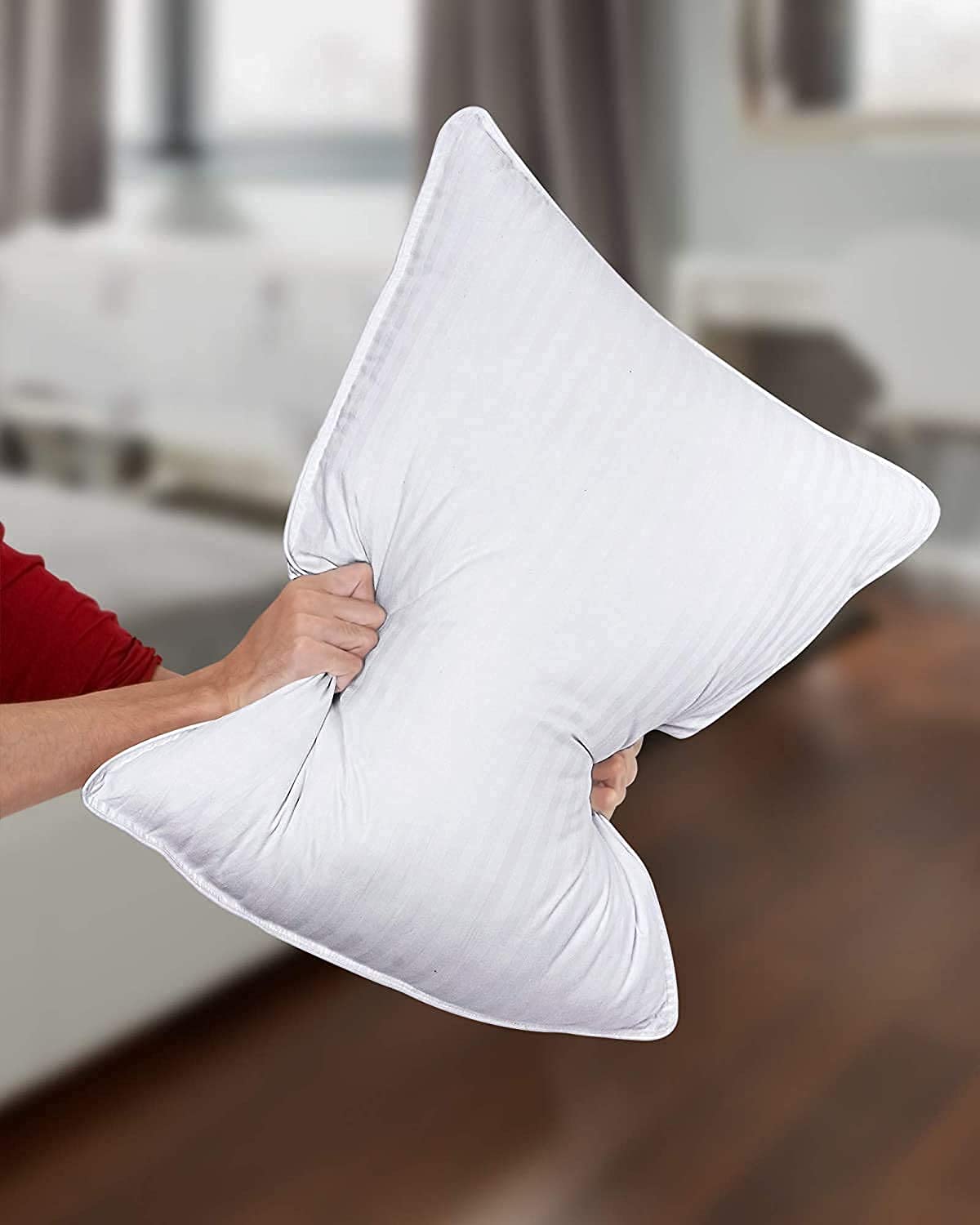 Foto 6 | Juego De 6 Piezas De Ropa De Cama Pillows Utopia, Tamaño Estándar (blanco) - Venta Internacional.