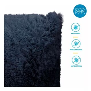 Foto 4 | Almohada Abrazable De Peluche Suave Negro