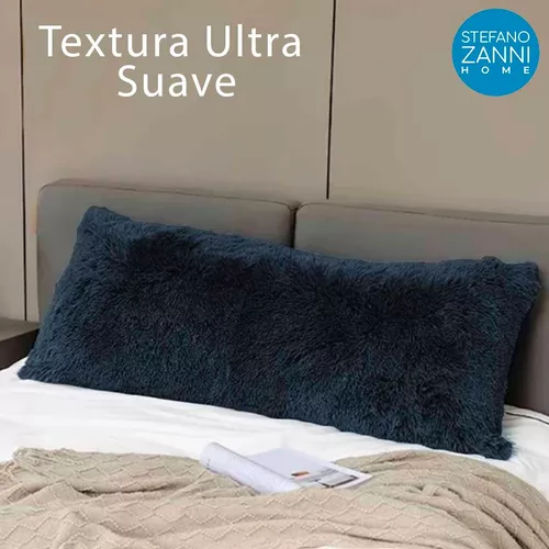 Foto 6 pulgar | Almohada Abrazable De Peluche Suave Negro