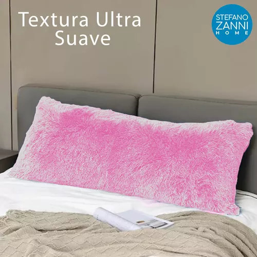 Foto 6 pulgar | Almohada Abrazable De Peluche Suave Rosa