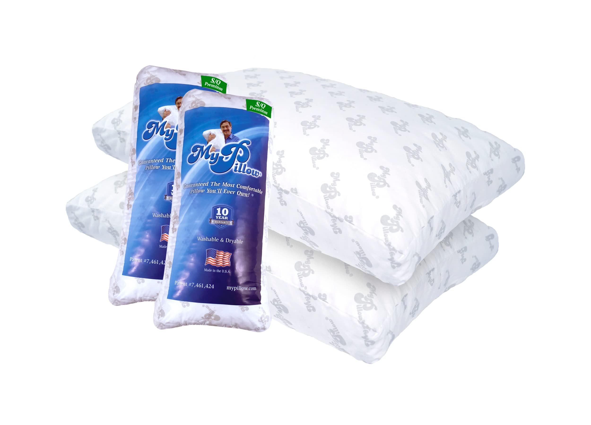 Juego De 2 Unidades Pillow Mypillow Premium Queen Firm - Venta Internacional. $2,388