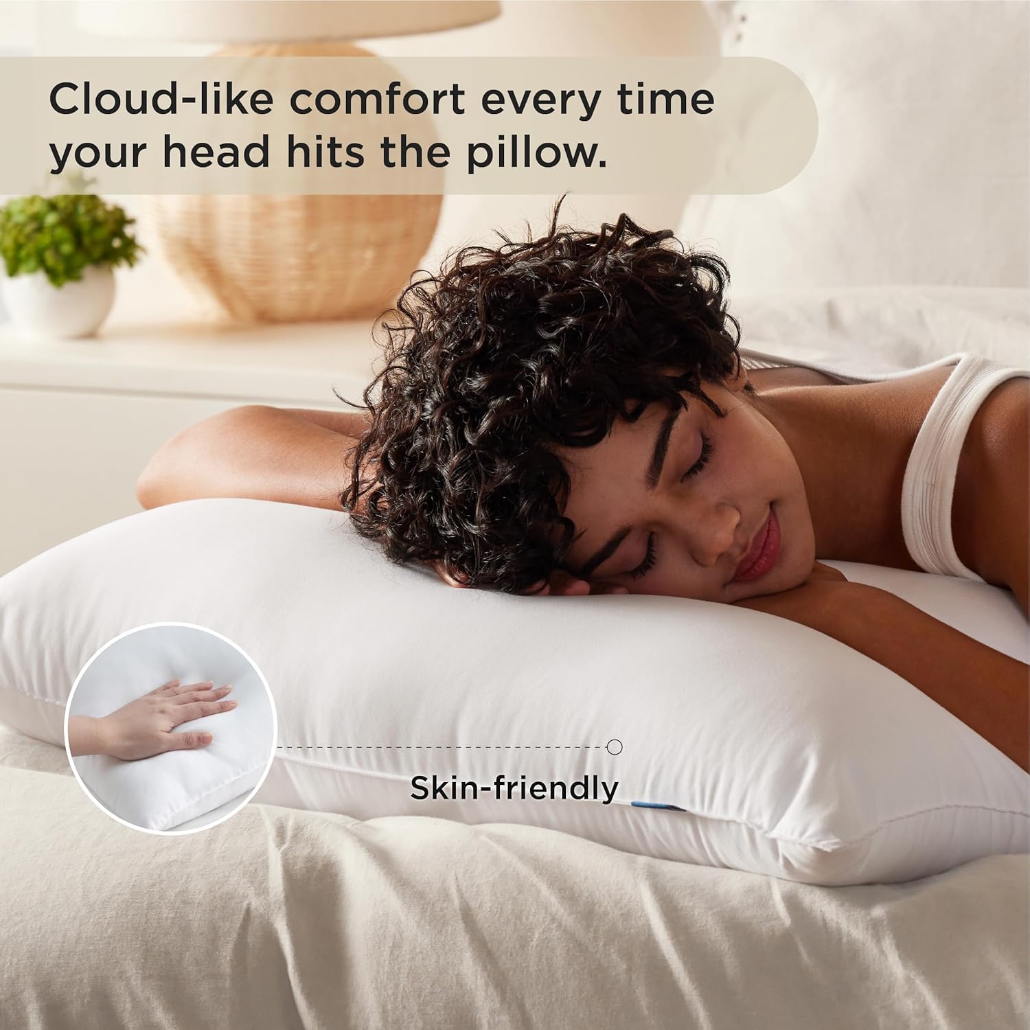 Foto 4 | Almohadas Bedsure Tamaño Queen Paquete de 4 Unidades Calidad Hotelera - Venta Internacional