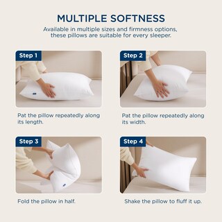 Foto 7 | Pillows Bedsure Medium Firm Queen Size Juego de 2 - Venta Internacional