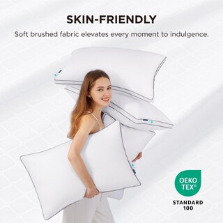 Foto 5 | Juego de Almohadas Bedsure Fluffy Tamaño Queen para Dormir 2 Piezas - Venta Internacional