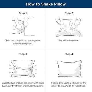 Foto 7 | Juego de Almohadas Bedsure Fluffy Tamaño Queen para Dormir 2 Piezas - Venta Internacional