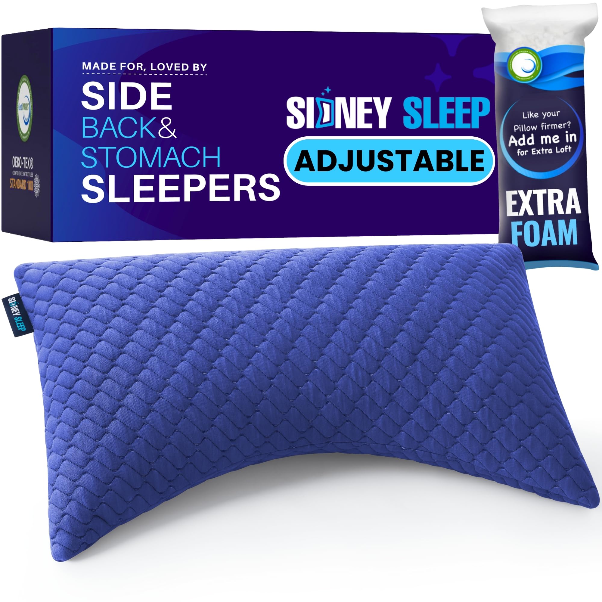 Foto 2 pulgar | Almohada Sídney Sleep Ajustable-Venta Internacional