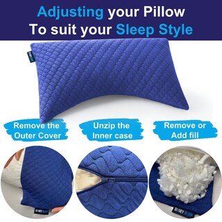 Foto 3 | Almohada Sídney Sleep Ajustable-Venta Internacional