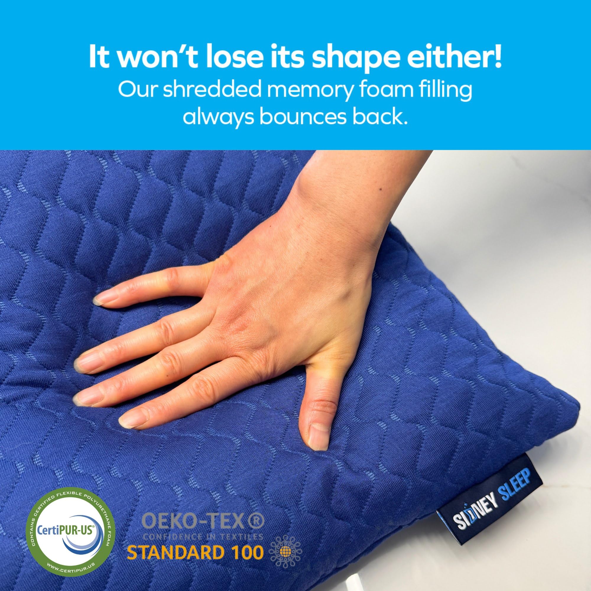 Foto 6 pulgar | Almohada Sídney Sleep Ajustable-Venta Internacional