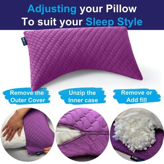 Foto 3 | Almohada Sídney Sleep Ajustable-Venta Internacional