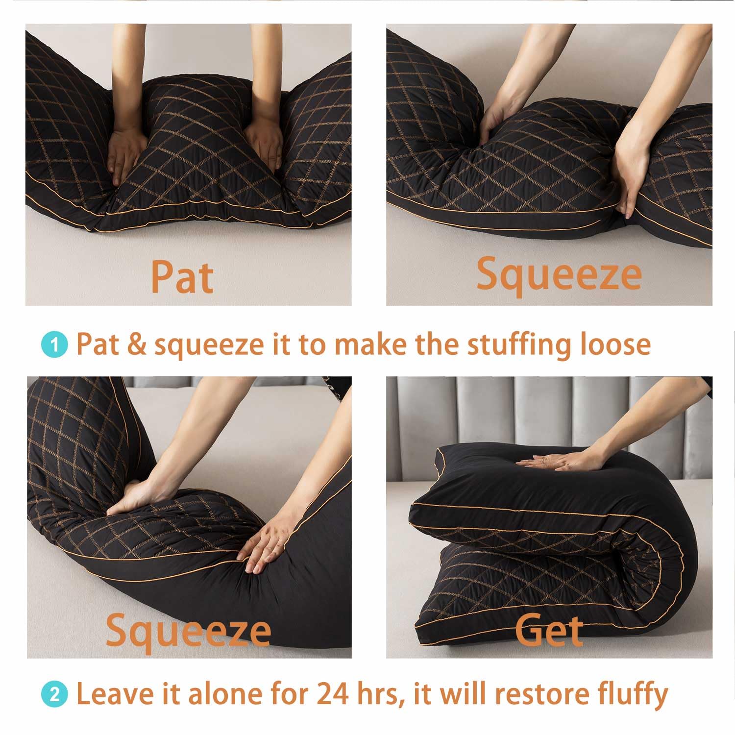 Foto 7 pulgar | Almohada Whatsbedding de 20 x 54"-Venta Internacional