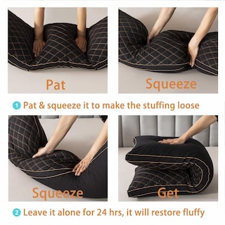 Foto 6 | Almohada Whatsbedding de 20 x 54"-Venta Internacional