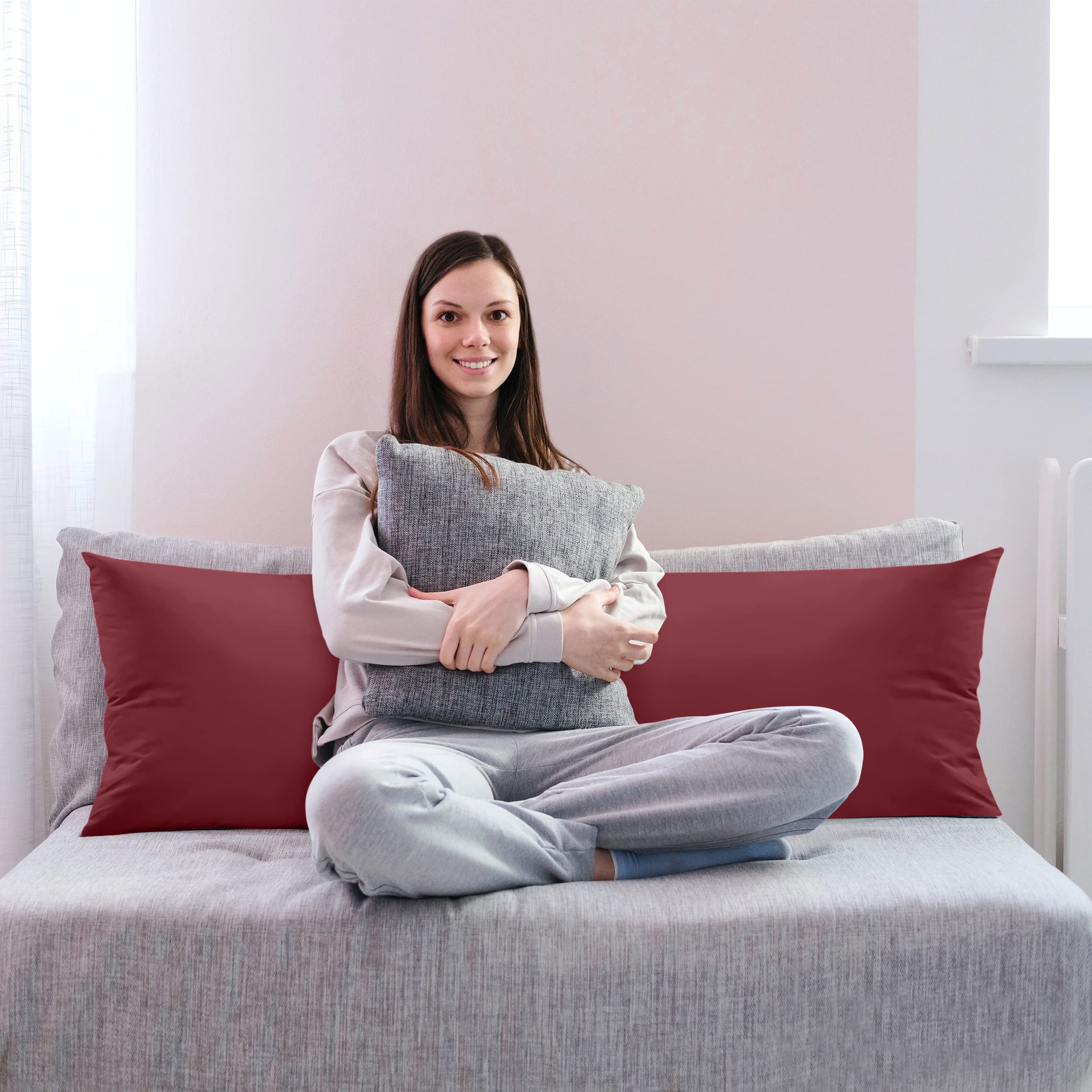 Foto 6 pulgar | Almohada Corporal Completa Para Adultos, Utopia Bedding - Venta Internacional.