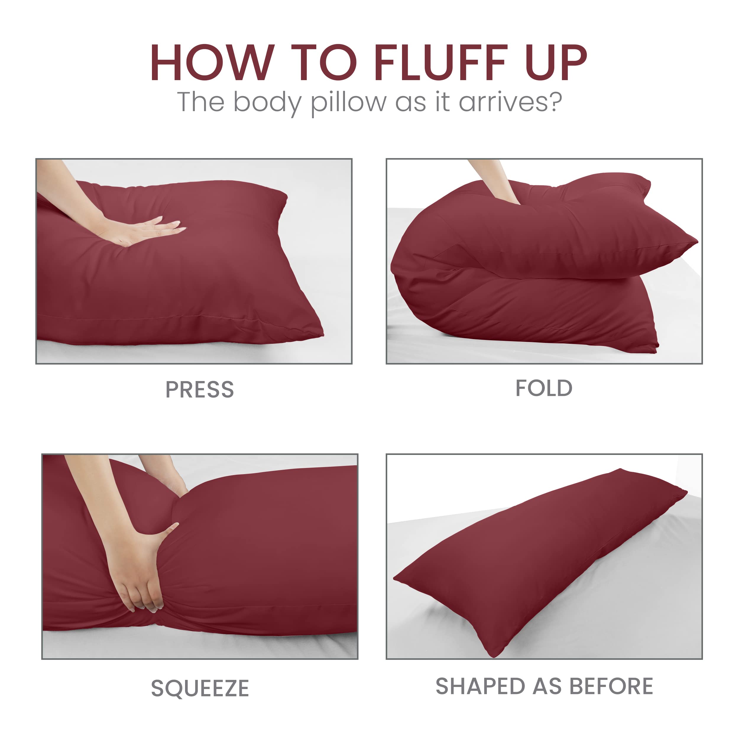 Foto 7 pulgar | Almohada Corporal Completa Para Adultos, Utopia Bedding - Venta Internacional.