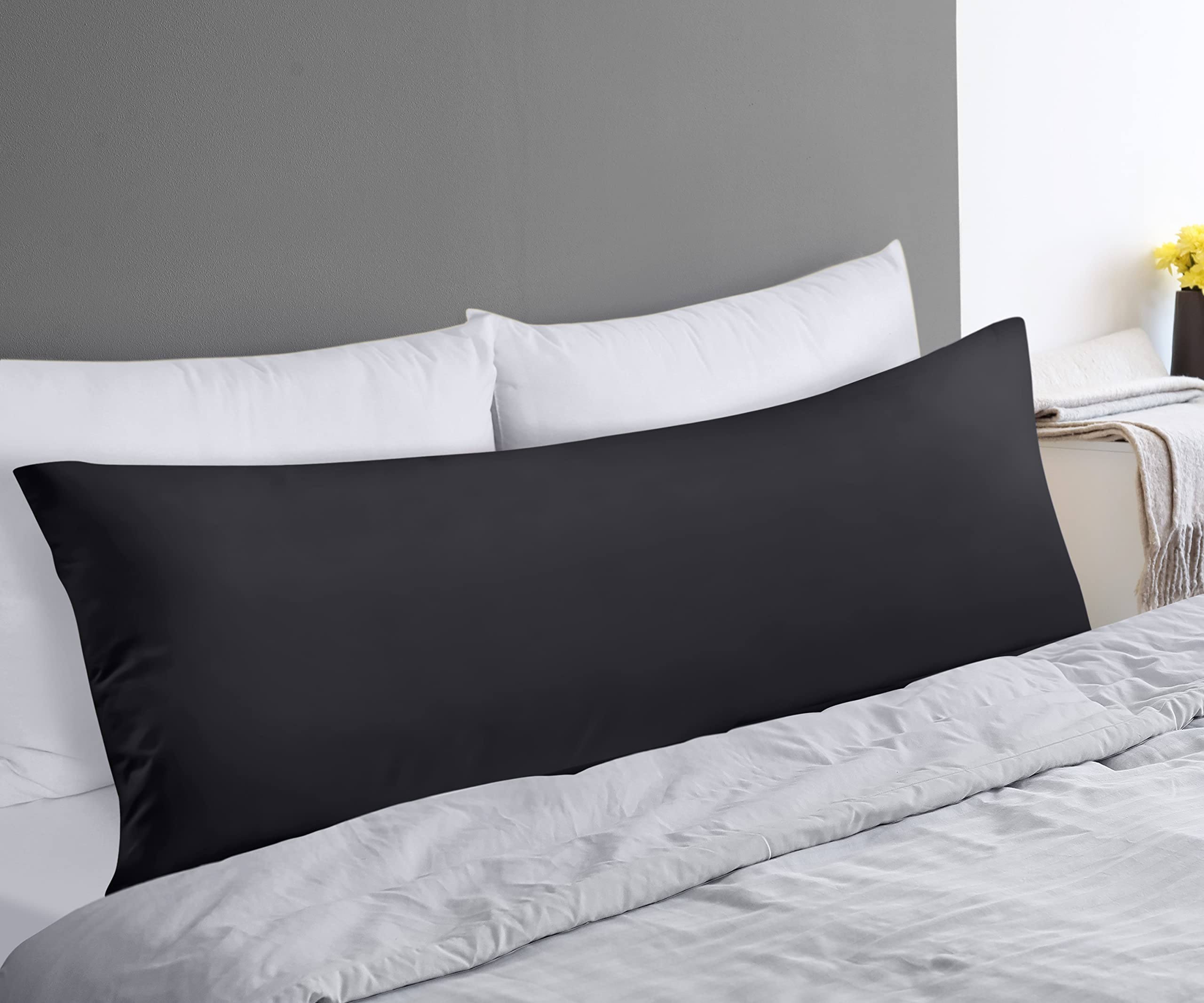 Foto 5 pulgar | Body Pillow Utopia Bedding - Almohada De Cuerpo Completo Para Adultos, Color Negro - Venta Internacional.
