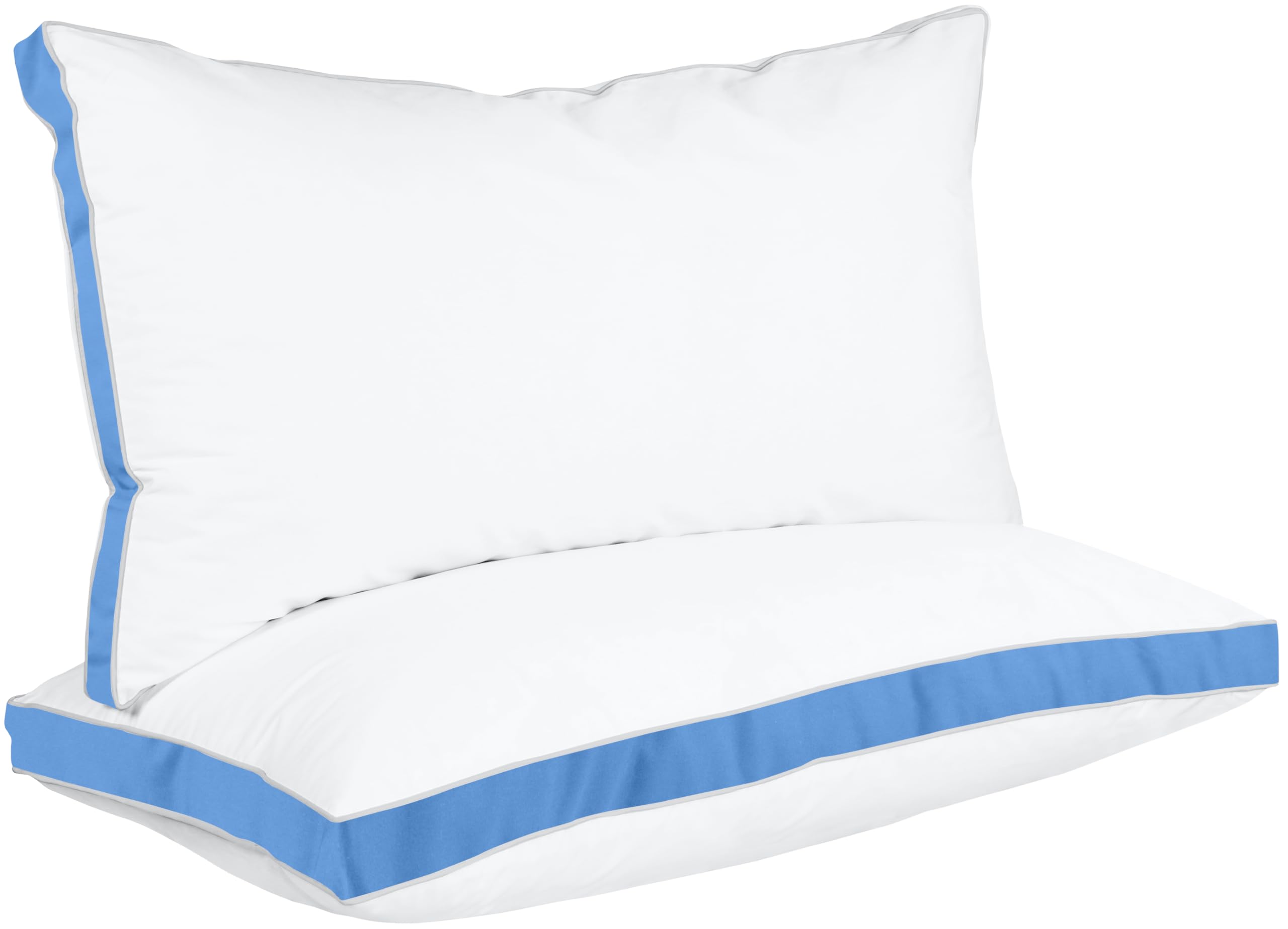 Foto 1 | Juego De 2 Almohadas De Cama Utopia Bedding Tamaño King (azul) - Venta Internacional.