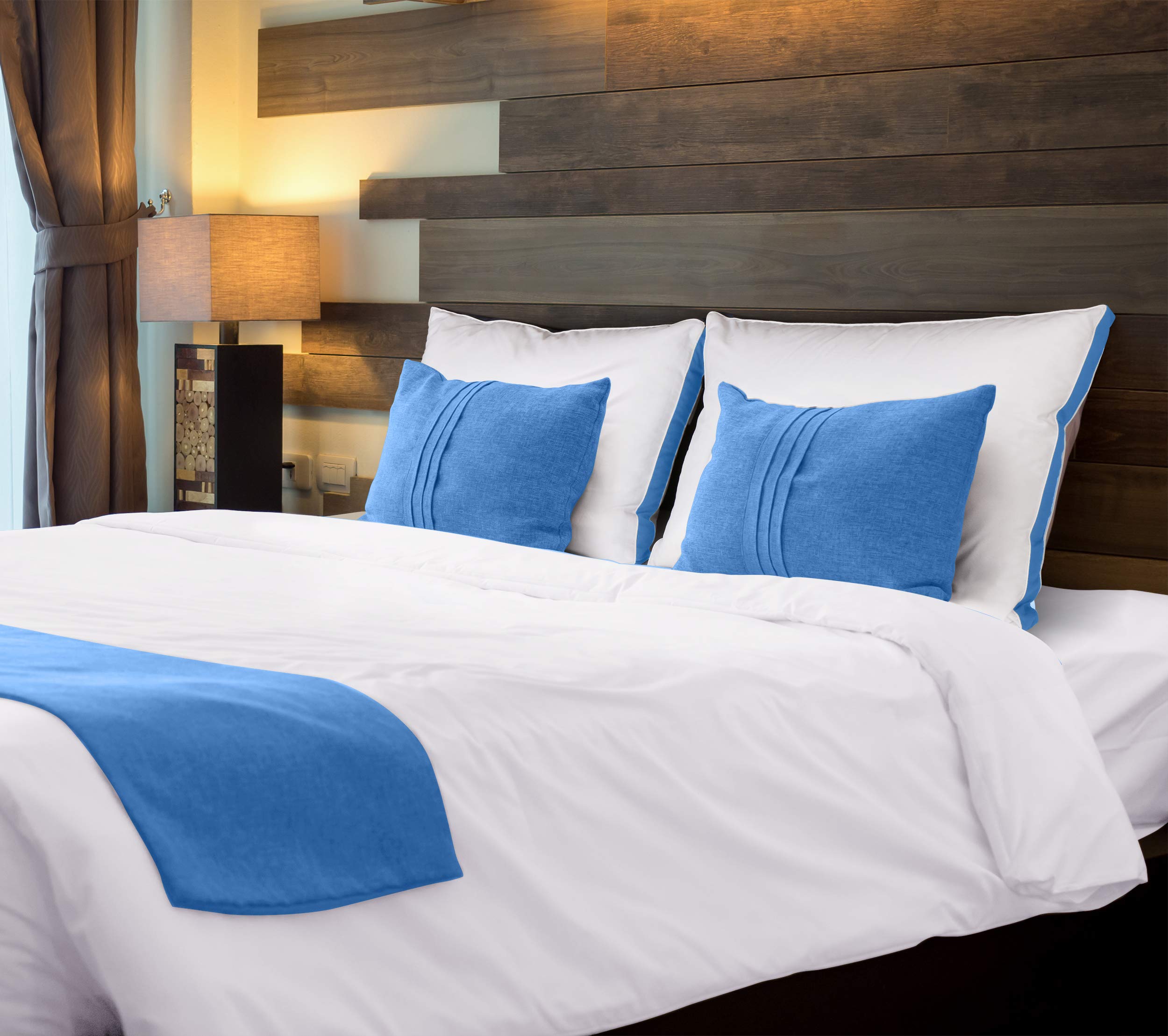 Foto 3 | Juego De 2 Almohadas De Cama Utopia Bedding Tamaño King (azul) - Venta Internacional.