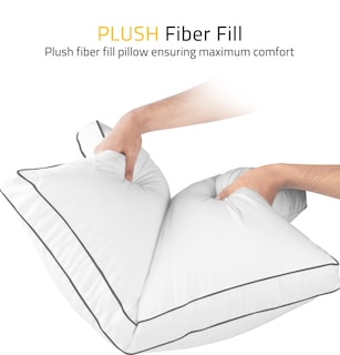 Foto 5 | Almohadas Utopia Bedding Blancas de 2 Piezas-Venta Internacional