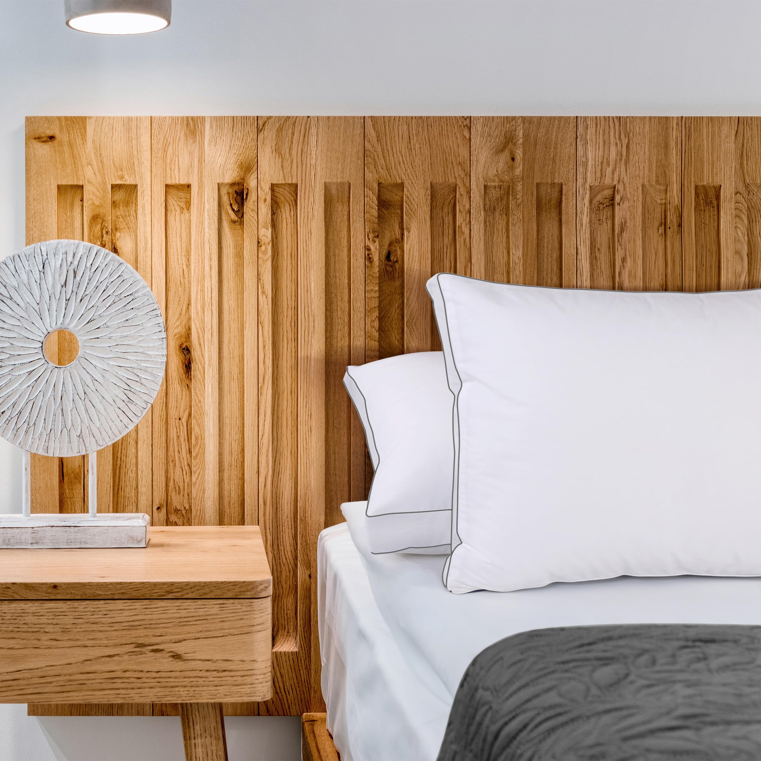 Foto 6 | Almohadas Utopia Bedding Blancas de 2 Piezas-Venta Internacional