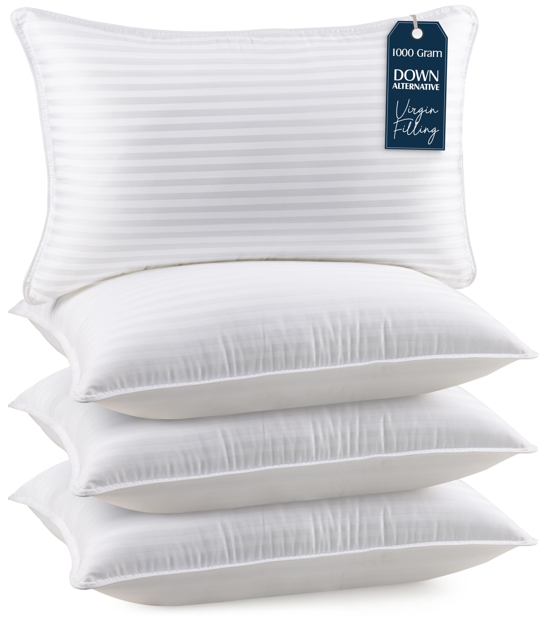 Foto 1 | Almohadas Utopia Bedding Blancas de 4 Piezas-Venta Internacional