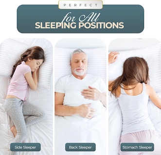 Foto 3 | Almohadas Utopia Bedding Blancas de 4 Piezas-Venta Internacional