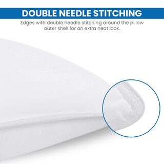 Foto 3 | Almohadas Utopia Bedding Blancas de 2 Piezas-Venta Internacional
