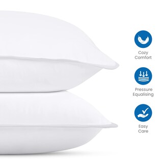Foto 6 | Almohadas Utopia Bedding Blancas de 2 Piezas-Venta Internacional