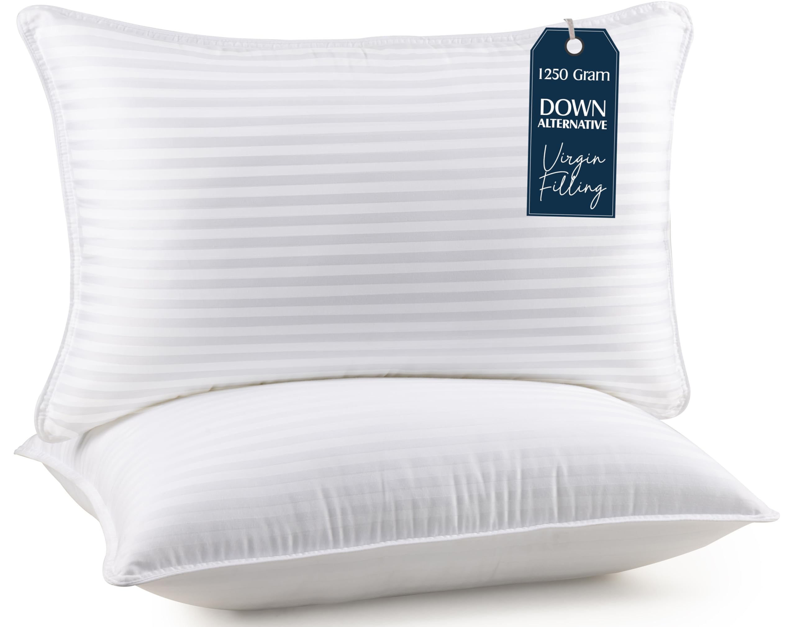 Foto 2 pulgar | Almohadas King Size Blancas 2 Unidades de Polialgodón - Venta Internacional