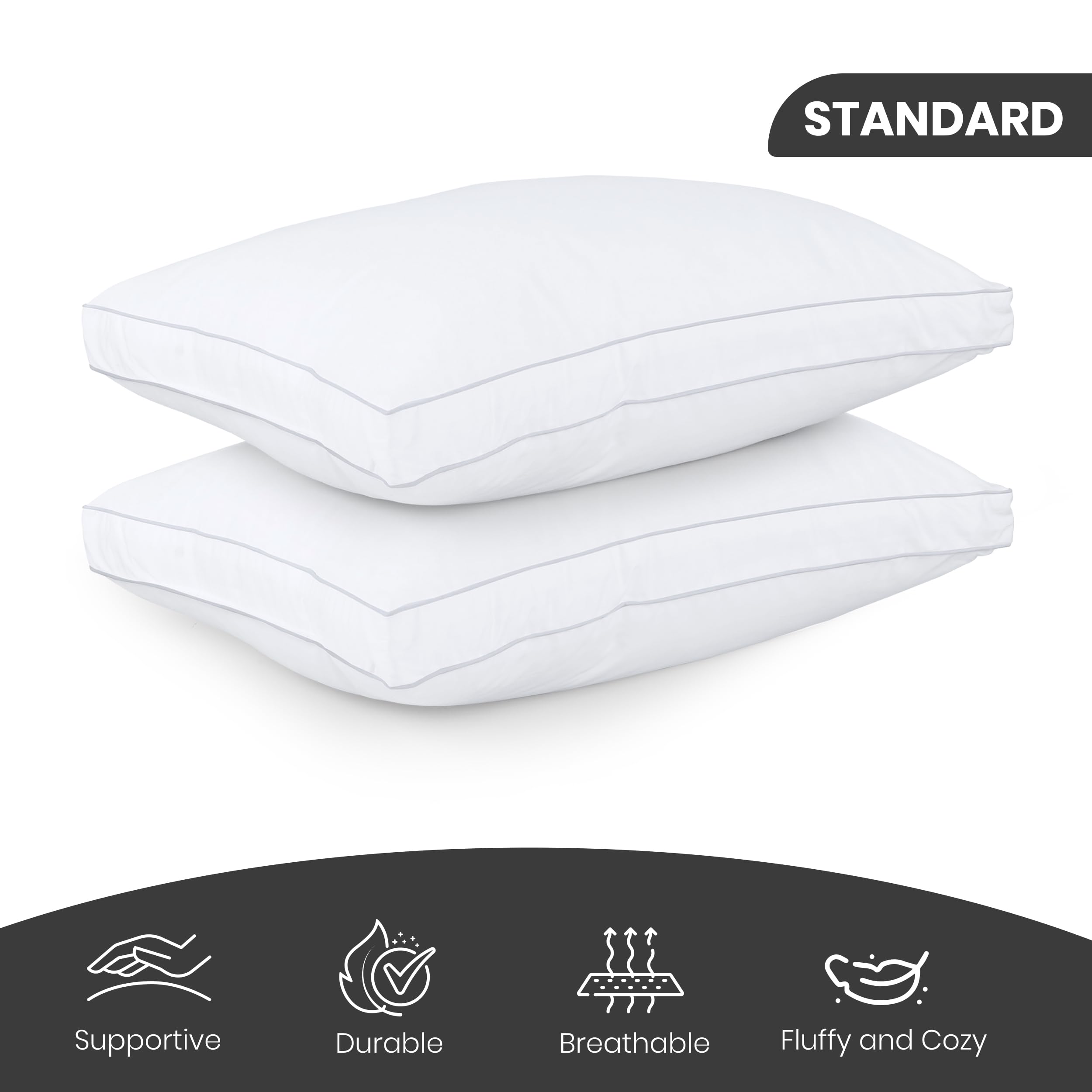 Foto 3 pulgar | Almohadas Utopia Bedding de 6 Piezas-Venta Internacional