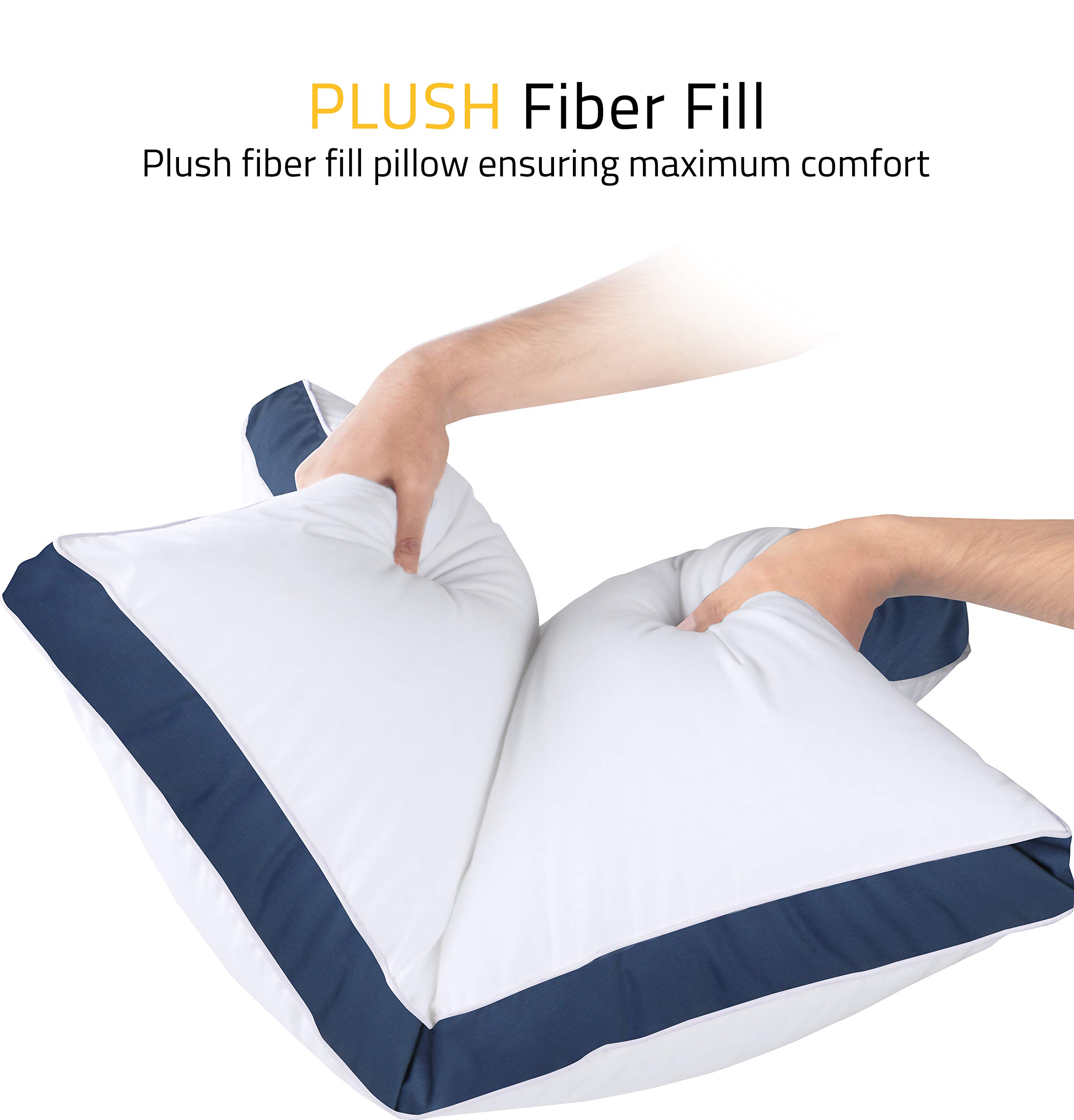 Foto 7 pulgar | Almohadas Utopia Bedding de 6 Piezas-Venta Internacional