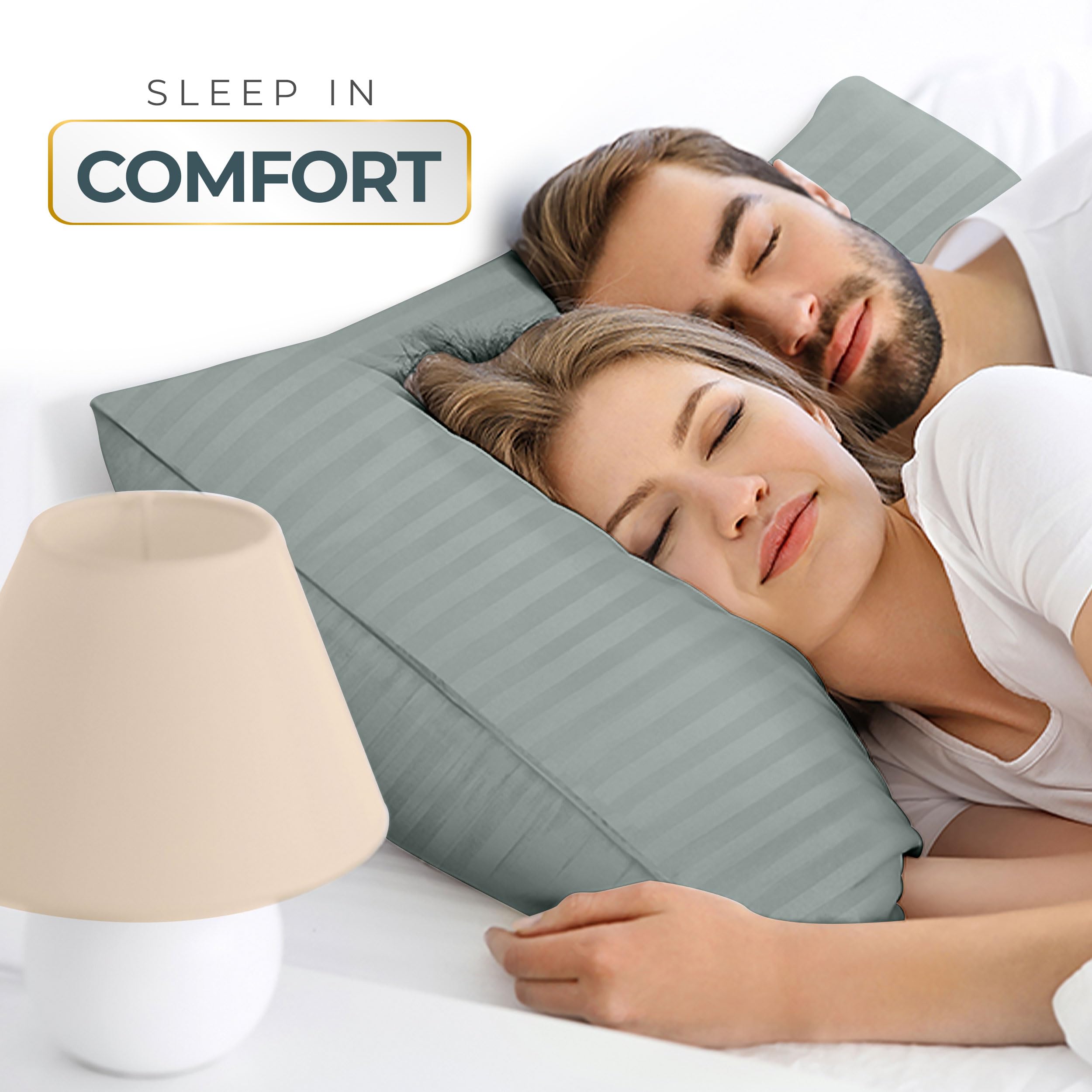 Foto 7 pulgar | Almohadas Utopia Bedding Grises de 6 Piezas-Venta Internacional