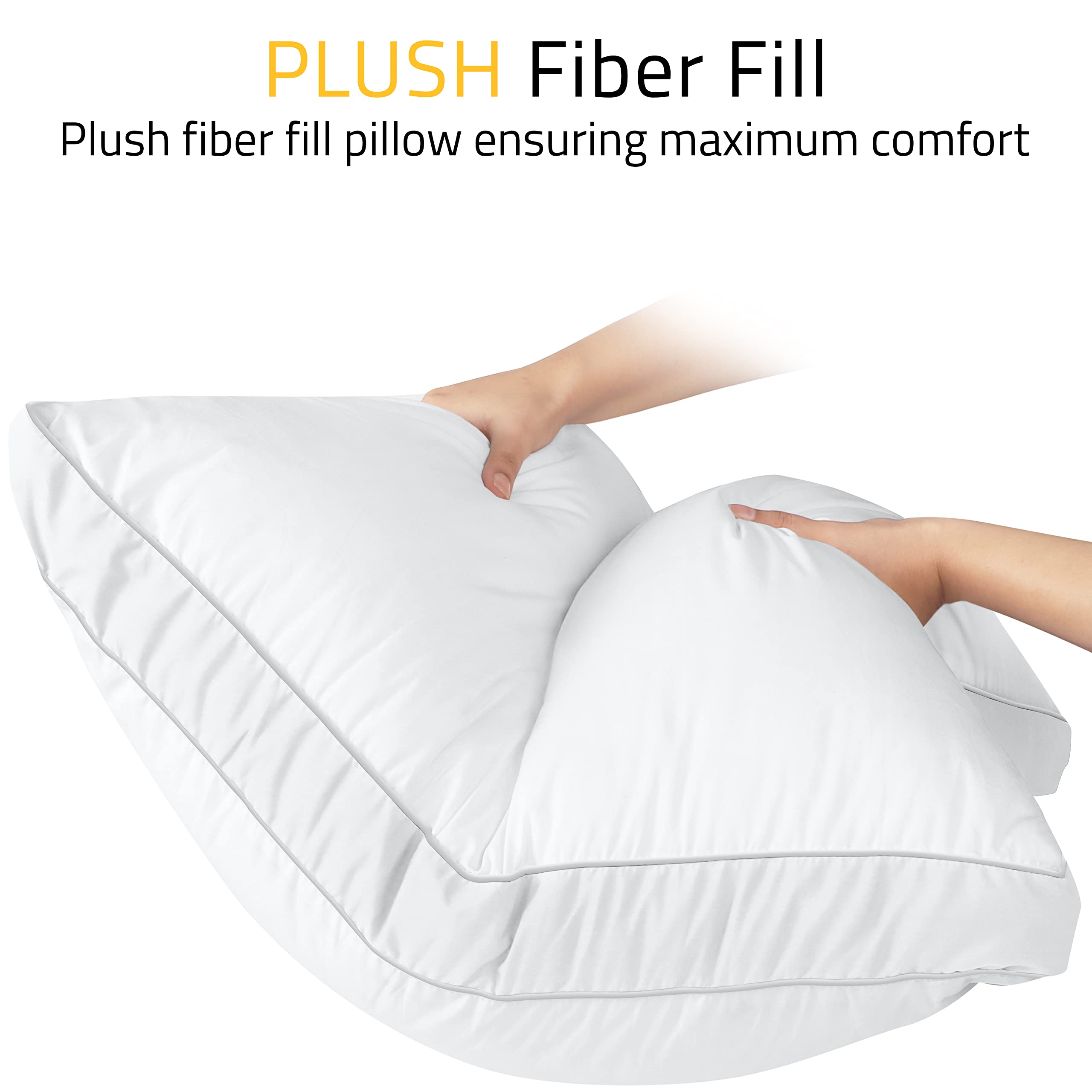 Foto 6 pulgar | Almohadas Pillows Utopia Europeo 2 Unidades - Venta Internacional