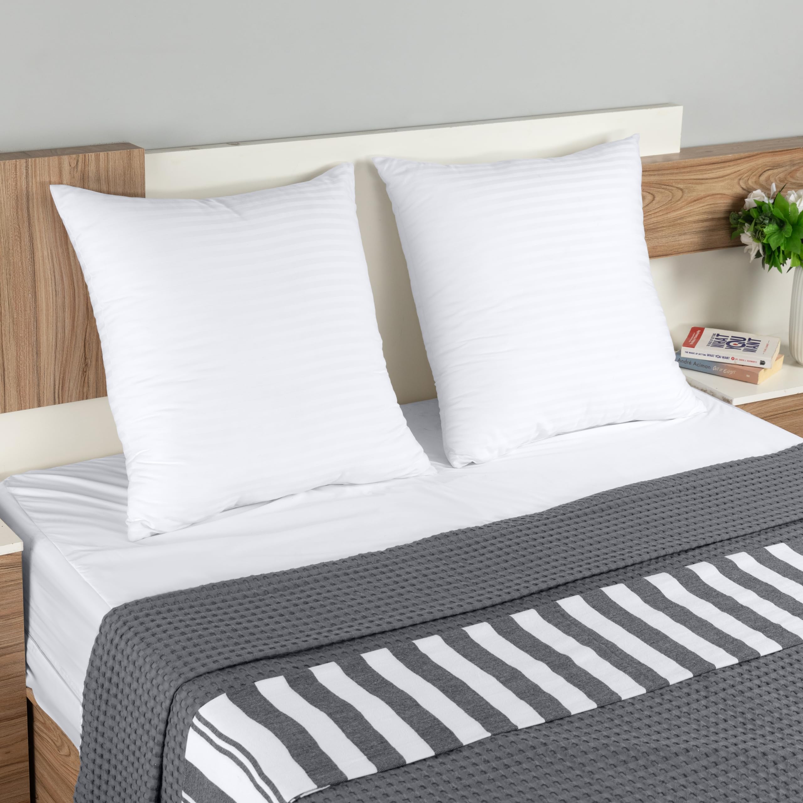 Foto 5 | Almohadas Utopia Blanco Blanco 2 Piezas - Venta Internacional