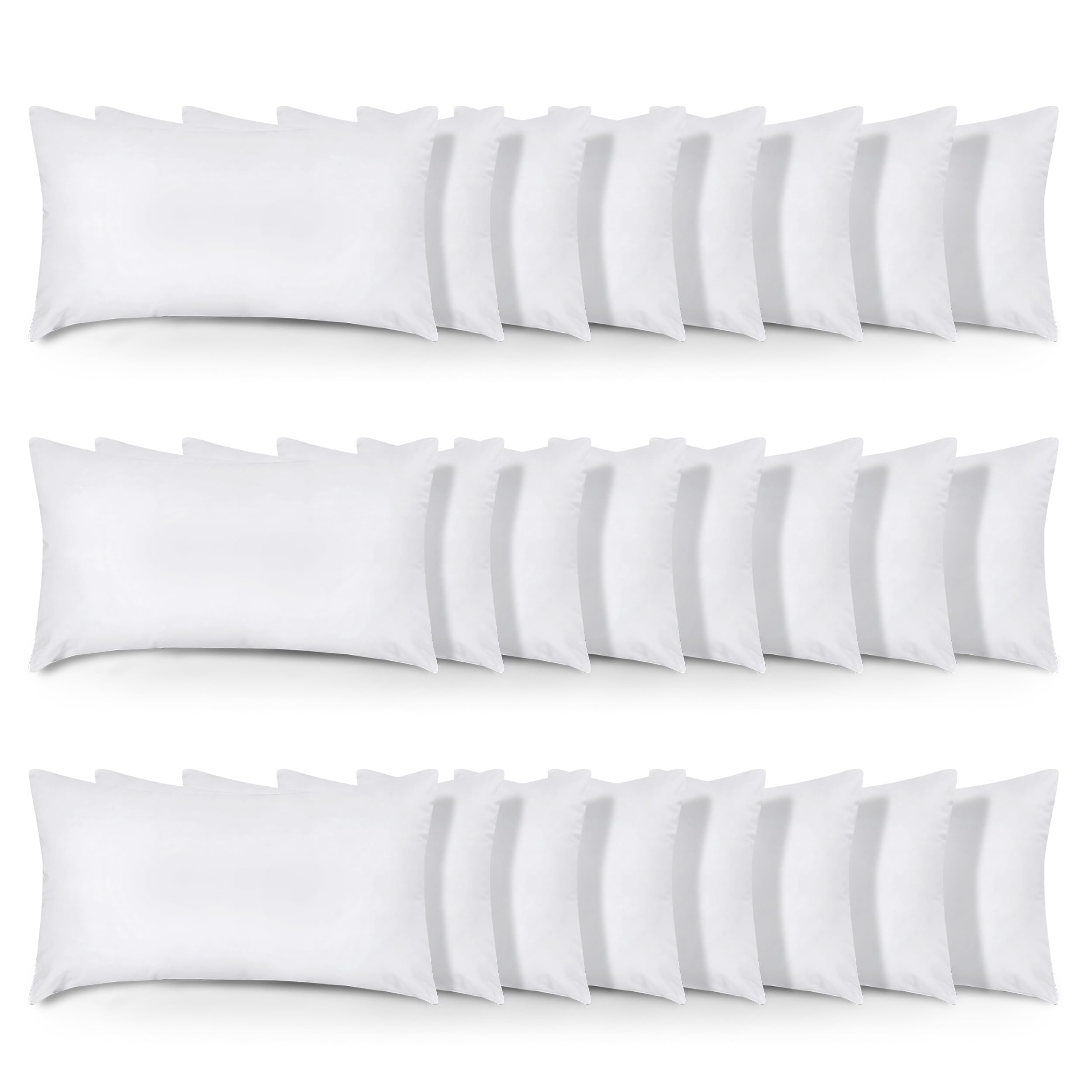 Foto 2 pulgar | Almohadas Throw Pillows Utopia 24 Unidades Blanco - Venta Internacional