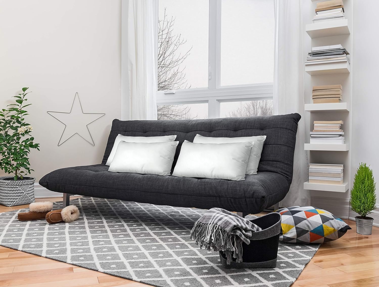 Foto 6 pulgar | Almohadas Throw Pillows Utopia 24 Unidades Blanco - Venta Internacional