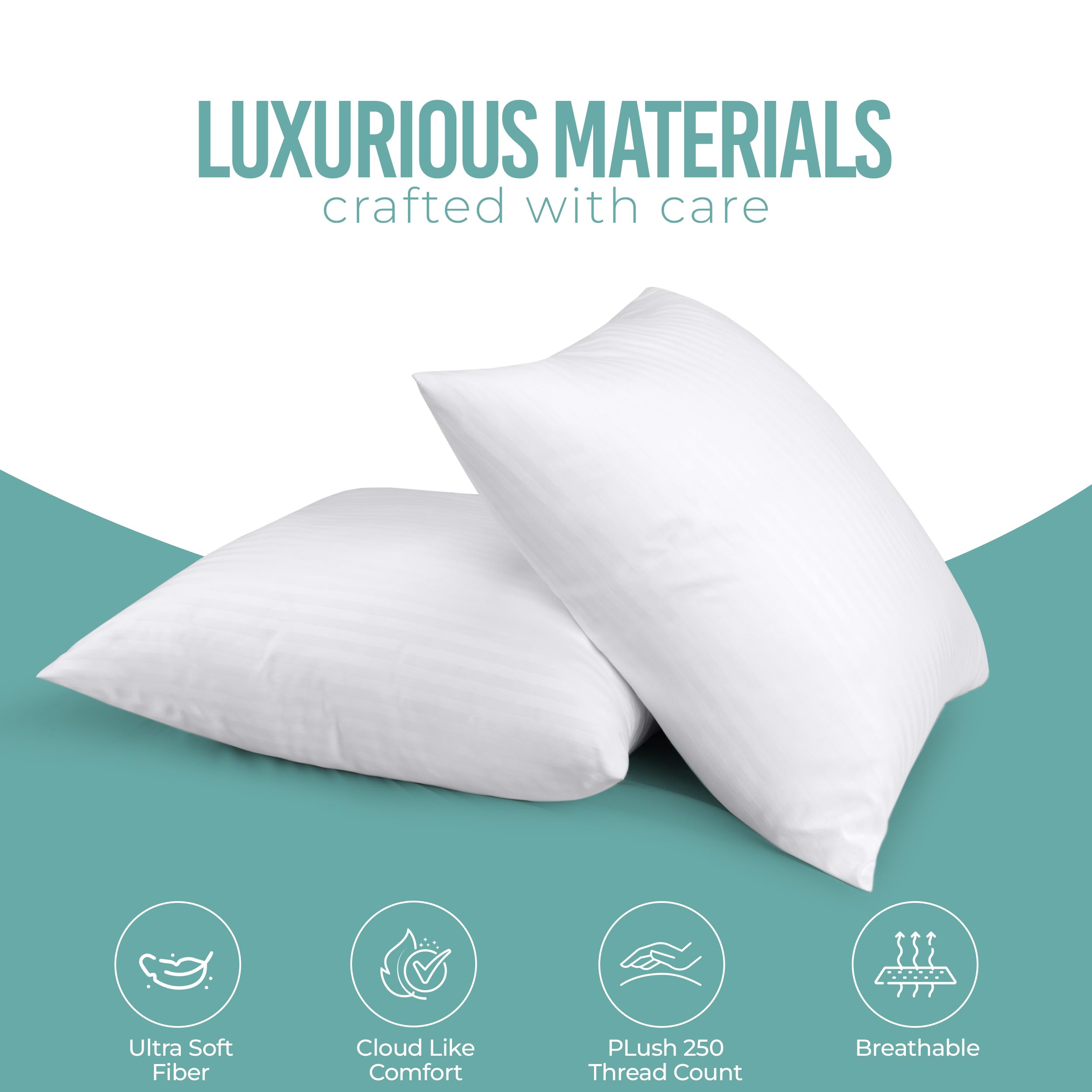Foto 4 pulgar | Almohada Utopia Bedding de 8 Piezas-Venta Internacional