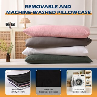 Foto 7 | Almohada Corporal Downcool Negra-Venta Internacional