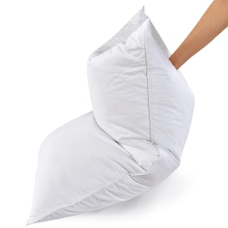 Foto 1 | Almohadas De Cama Con Tres Gansos, Plumas De Ganso Blancas, Poliéster, X2 - Venta Internacional.