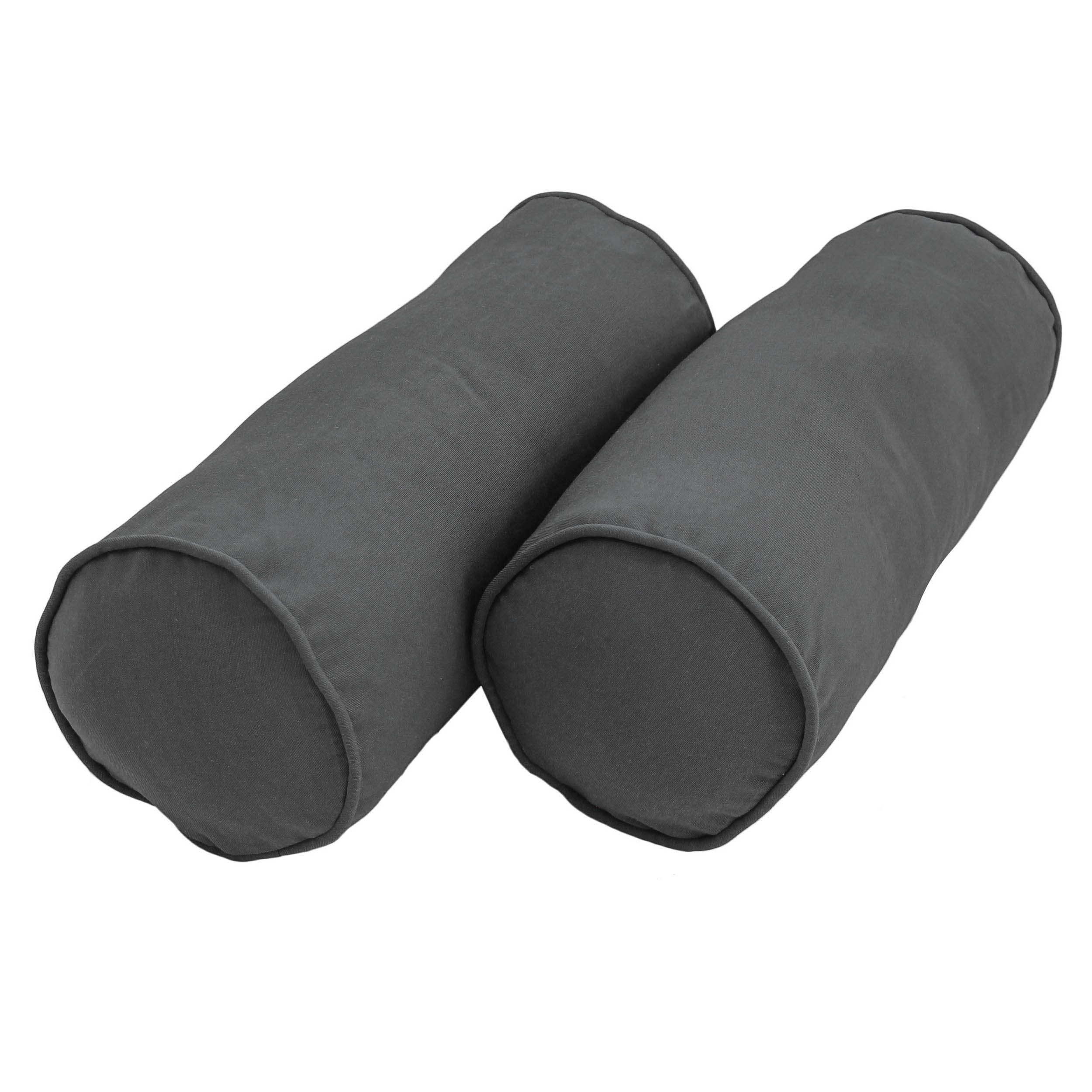 Foto 2 pulgar | Bolster Pillows Blazing Needles, Sarga Con Cordones, Acero Gris 2 piezas - Venta Internacional.