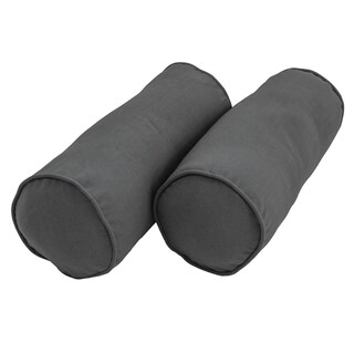 Foto 1 | Bolster Pillows Blazing Needles, Sarga Con Cordones, Acero Gris 2 piezas - Venta Internacional.