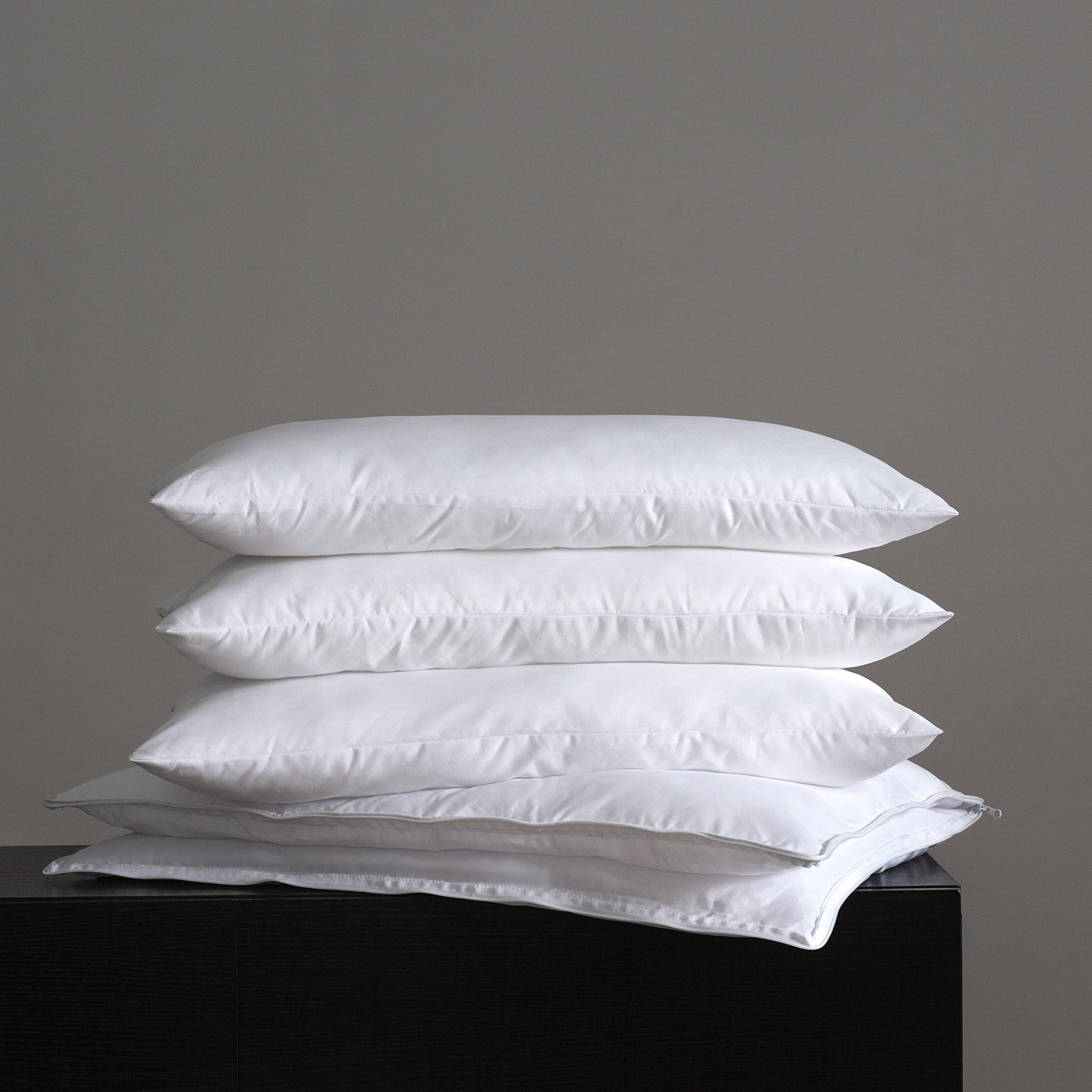 Foto 2 | Almohada De Tres Gansos, Capa Ajustable, Suave, Para Cama De Matrimonio - Venta Internacional.