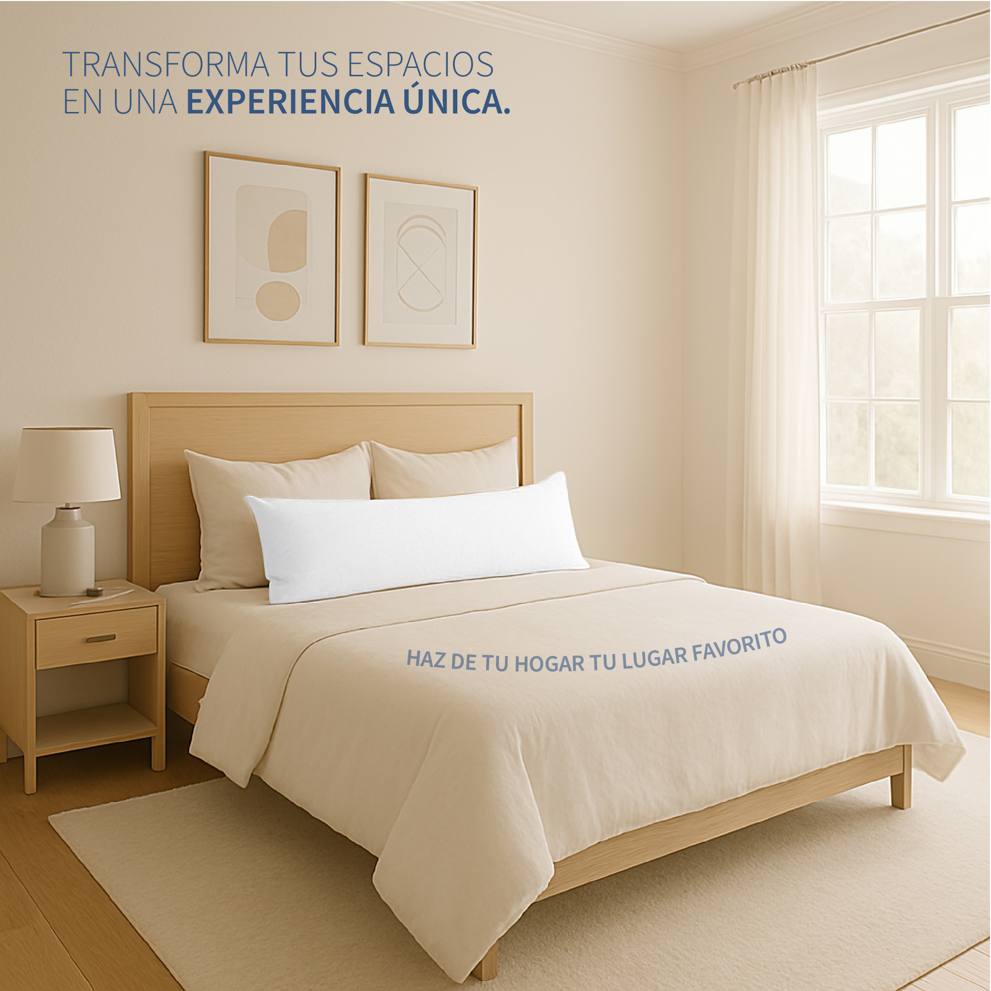 Foto 4 pulgar | Almohada Corporal Tesso Home Transpirable Color Blanco