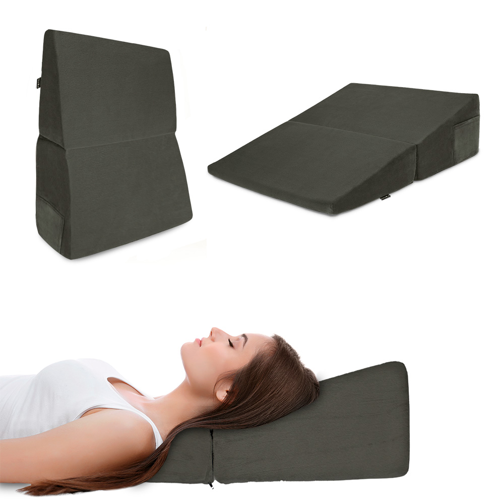 Almohada Ortopédica Neurolux 83558 Gris Cuña Antirreflujo