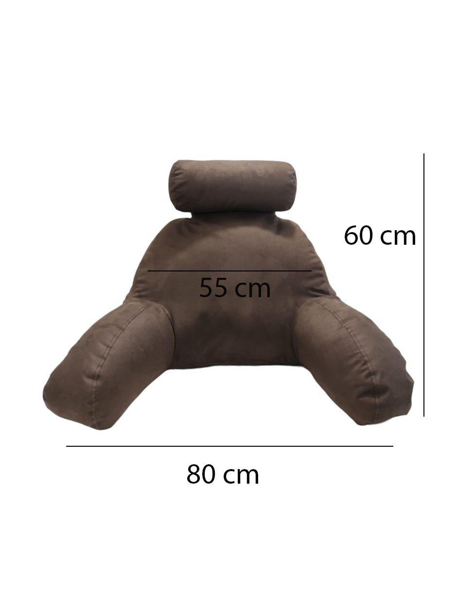 Foto 7 pulgar | Almohada Lumbar Suave y Confortable Lunics Color Chocolate Mediana