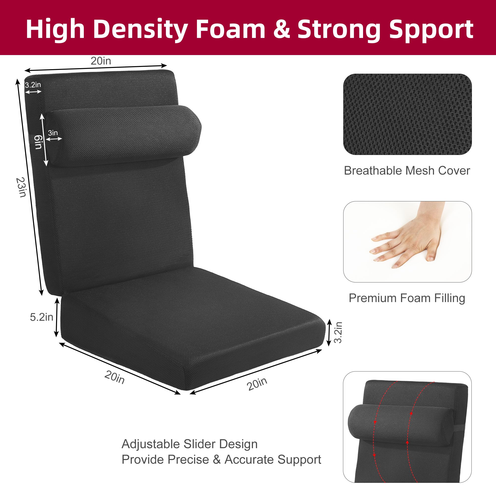 Foto 3 pulgar | Cojines para Sillones Reclinables Hombys con Soporte Lumbar - Venta Internacional